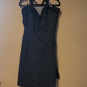 Black and White Polka Dot Dress